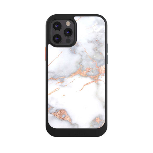 Apple iPhone 12 Pro NIVOcore Weißer und goldener Marmorlook