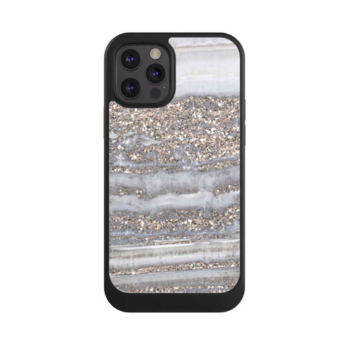 Apple iPhone 12 Pro NIVOcore White Glitter Marble Look