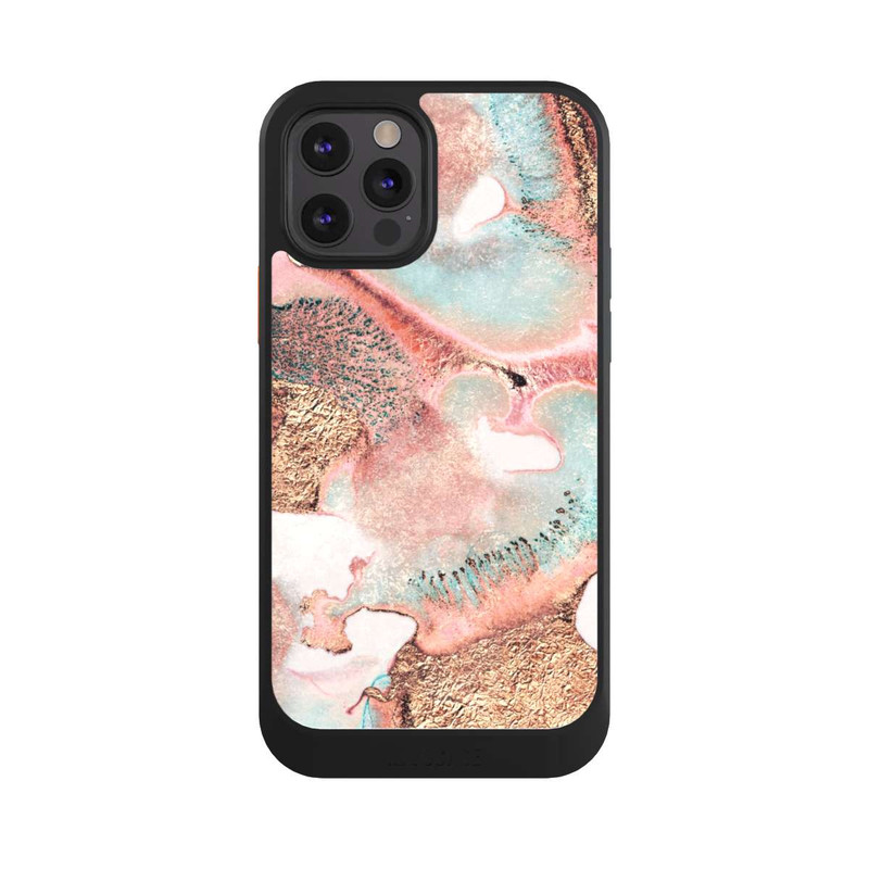 iPhone 12 Pro NIVOcore Hübscher Tintendruck gold
