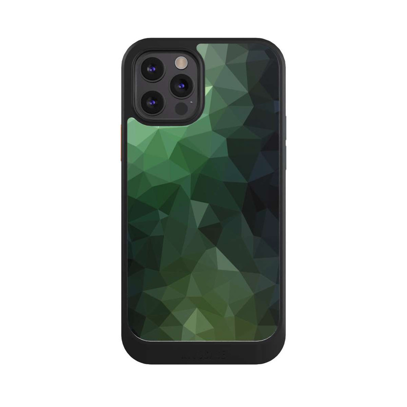 iPhone 12 Pro NIVOcore Polygonal Mosaic Green
