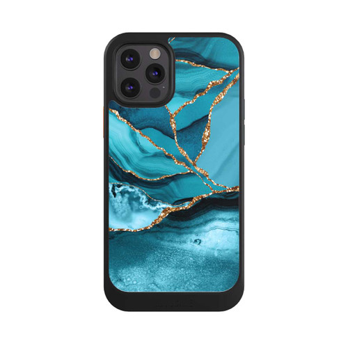 Apple iPhone 12 Pro NIVOcore Ice Blue Marble Landscape