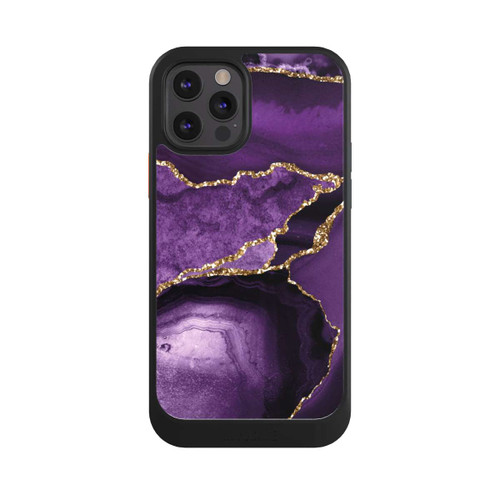 Apple iPhone 12 Pro NIVOcore Marbre Violet Paysage