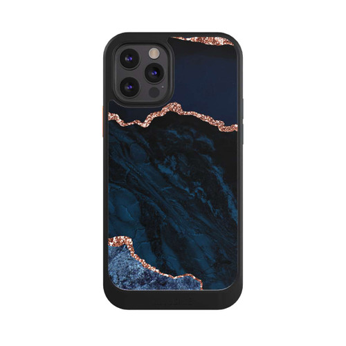 Apple iPhone 12 Pro NIVOcore Nacht Blau Marmor Landschaft