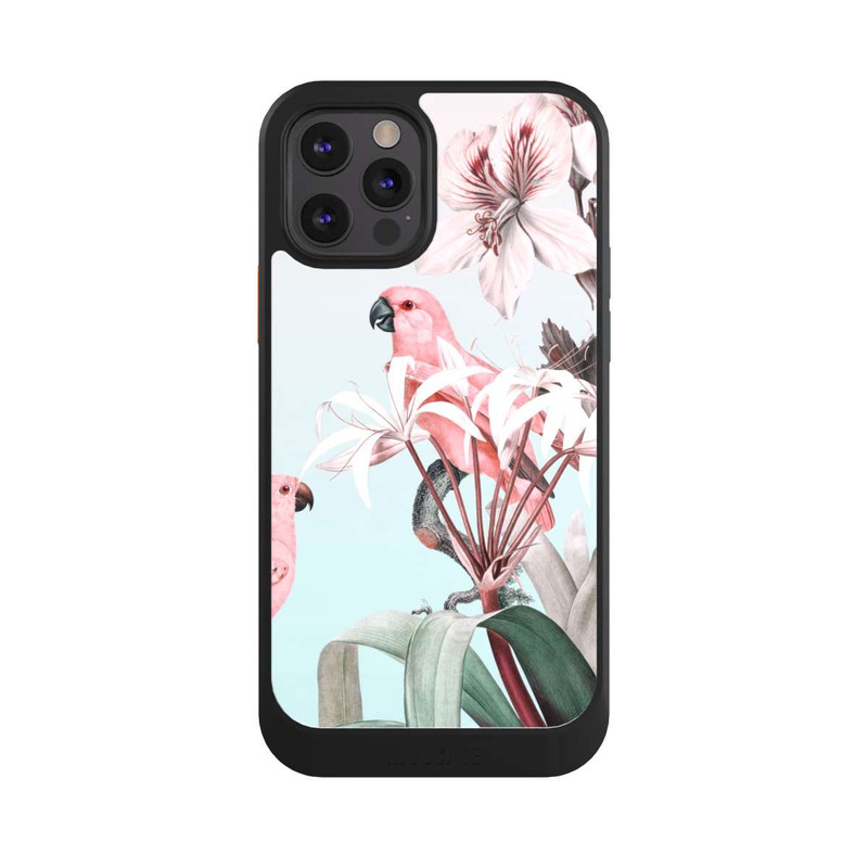 iPhone 12 Pro NIVOcore Pastel Parrots Paradise