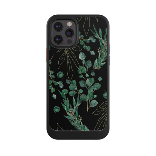 Apple iPhone 12 Pro NIVOcore Eucalyptus Leaves black