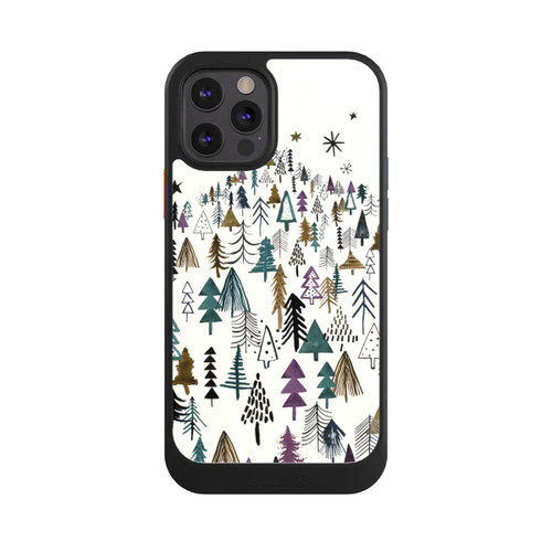 Apple iPhone 12 Pro NIVOcore Bergbäume Wald Lila