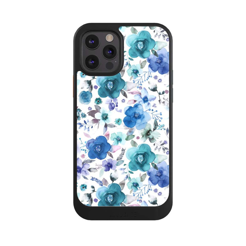 iPhone 12 Pro NIVOcore Winter Floral Bouquets Blue