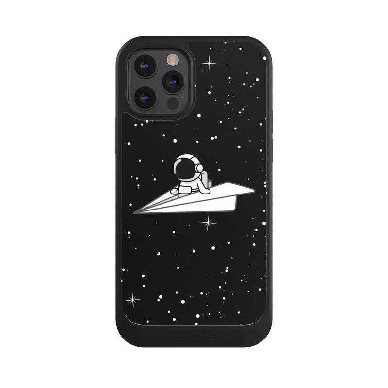 iPhone 12 Pro NIVOcore Astronaut Paper Plane Comic