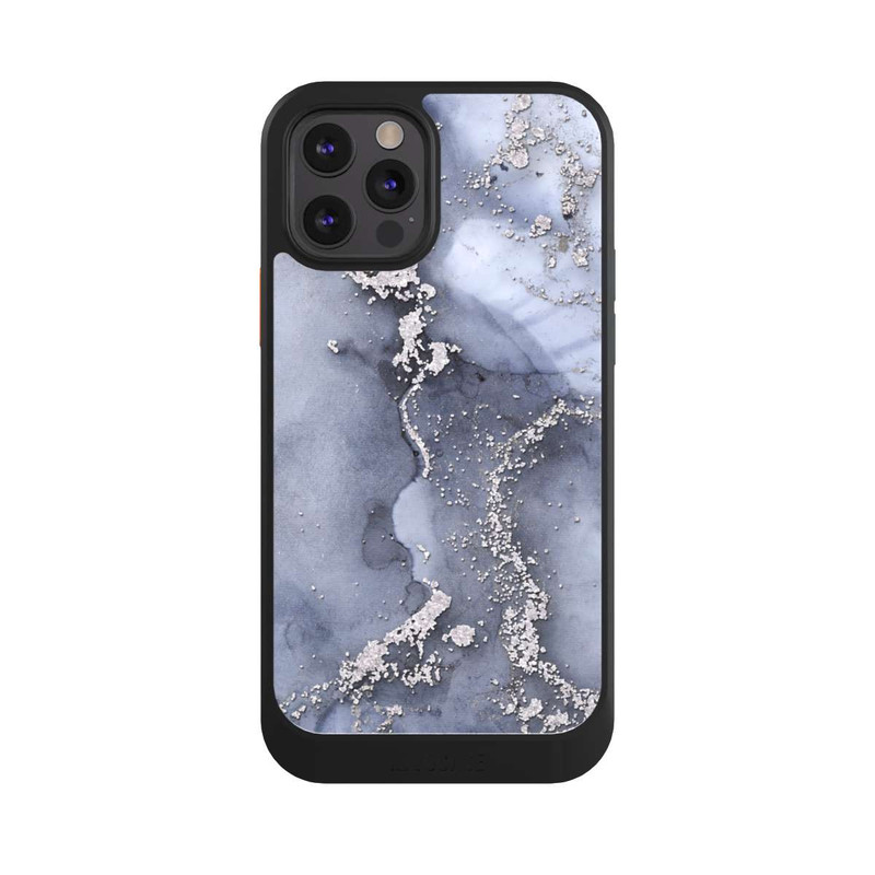 iPhone 12 Pro NIVOcore Ink Blue Silver