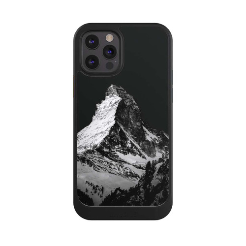 Apple iPhone 12 Pro NIVOcore Snow Capped Mountains grey