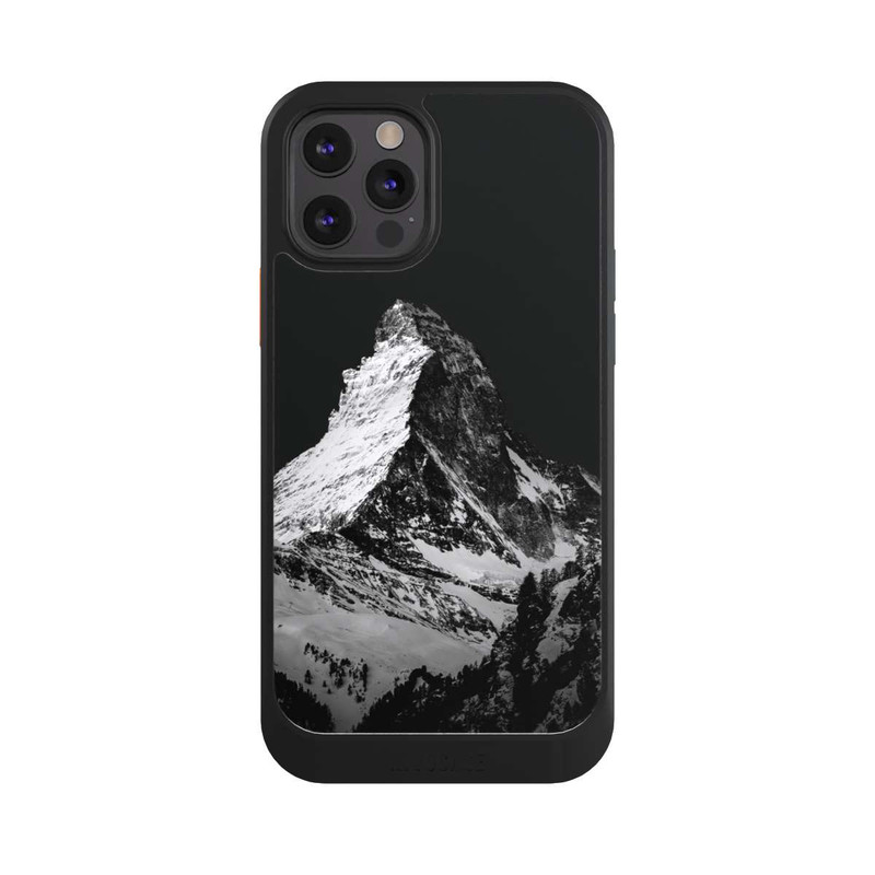 iPhone 12 Pro NIVOcore Snow Capped Mountains grey