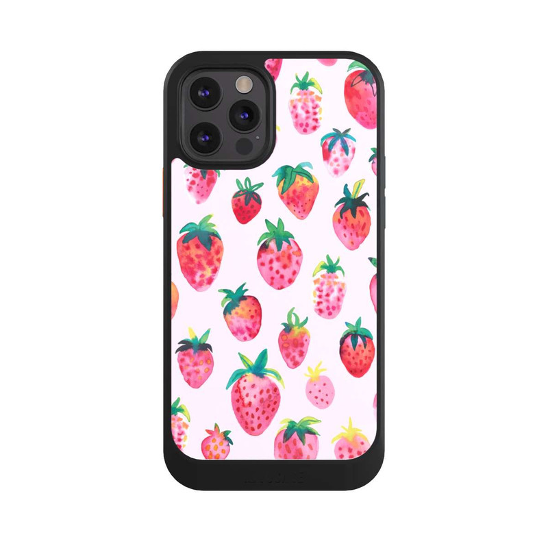 iPhone 12 Pro NIVOcore Watercolor Strawberries