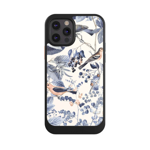 Apple iPhone 12 Pro NIVOcore Vögel und Beeren in Beige