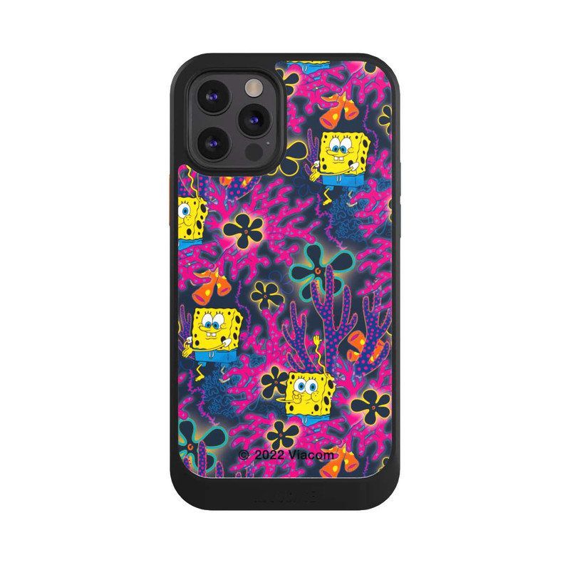 iPhone 12 Pro NIVOcore Spongebob - Coral Pattern