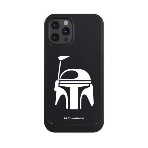 Apple iPhone 12 Pro NIVOcore Boba Fett Helm Schwarz