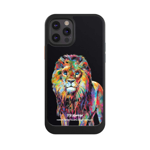 Apple iPhone 12 Pro NIVOcore Löwe Bunte Kunst von P.D. Moreno