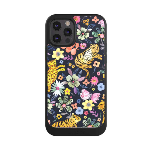 Apple iPhone 12 Pro NIVOcore Spring Tigers Flowers Black