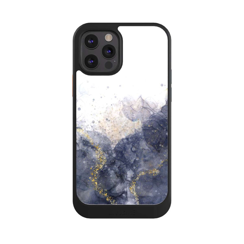 iPhone 12 Pro NIVOcore Alcohol Ink Blue Glamour