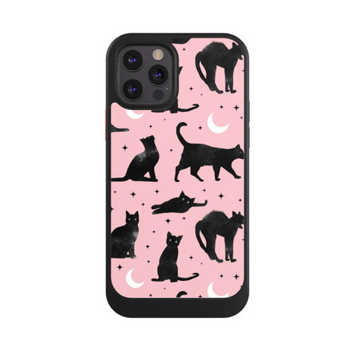 Apple iPhone 12 Pro NIVOcore Cats And Moon On Pink