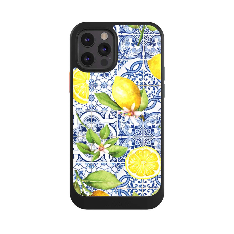 iPhone 12 Pro NIVOcore Griechische Zitronen Muster