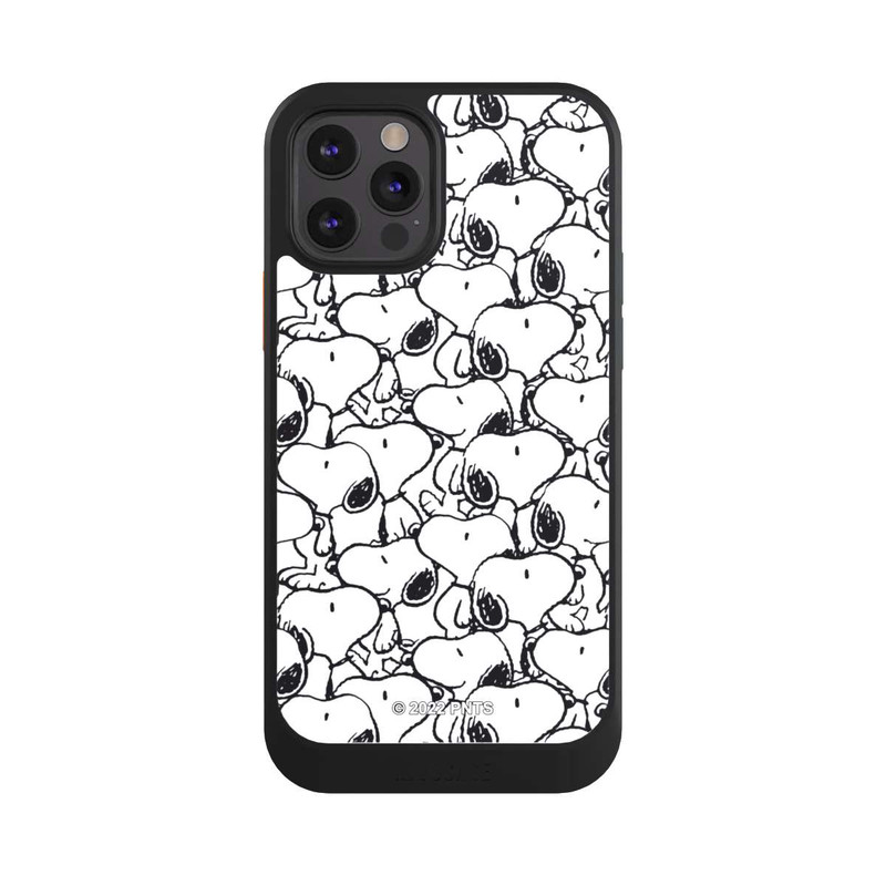 iPhone 12 Pro NIVOcore Snoopy Pattern Black And White