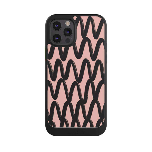 Apple iPhone 12 Pro NIVOcore Zig Zag Noir