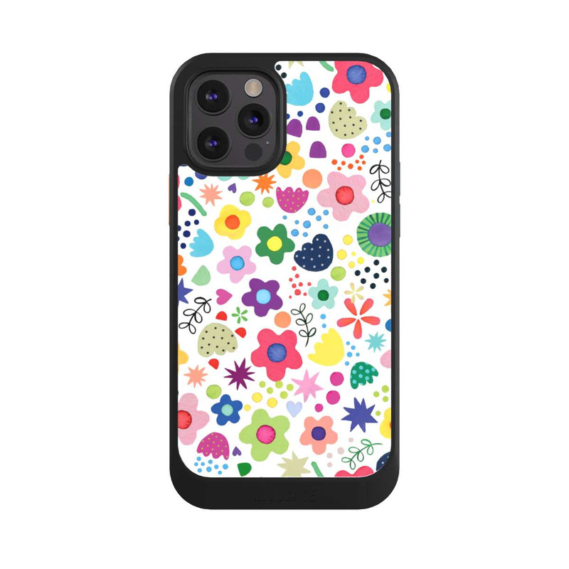 iPhone 12 Pro NIVOcore Psychedelic Flowers Colorful