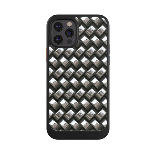 Apple iPhone 12 Pro NIVOcore Glamour Silver Metal