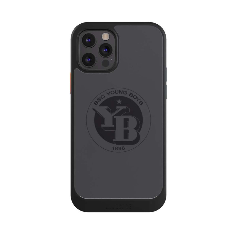 iPhone 12 Pro NIVOcore BSC YB Logo Grau
