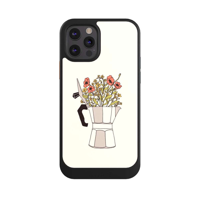 iPhone 12 Pro NIVOcore Moka Flowers