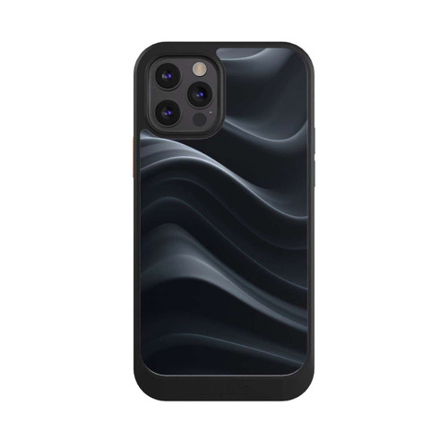 Apple iPhone 12 Pro NIVOcore Black Waves Texture
