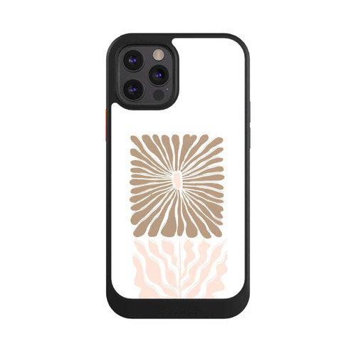 Apple iPhone 12 Pro NIVOcore Boho Flower Caramel on White