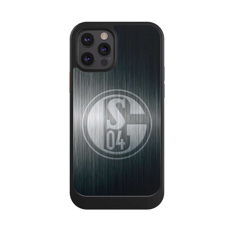 iPhone 12 Pro NIVOcore Schalke 04 Metall Look