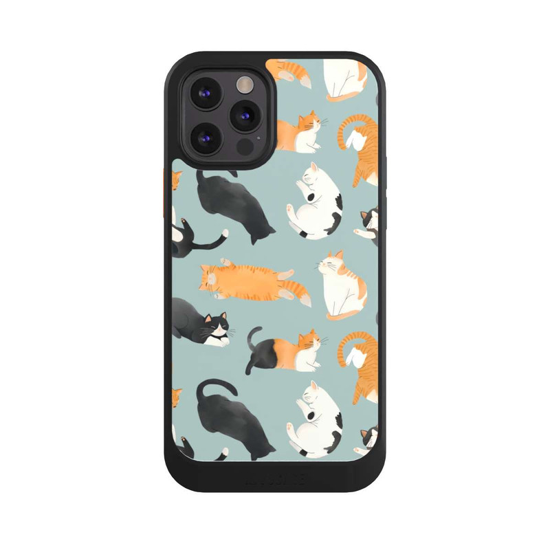 iPhone 12 Pro NIVOcore Cats Pattern