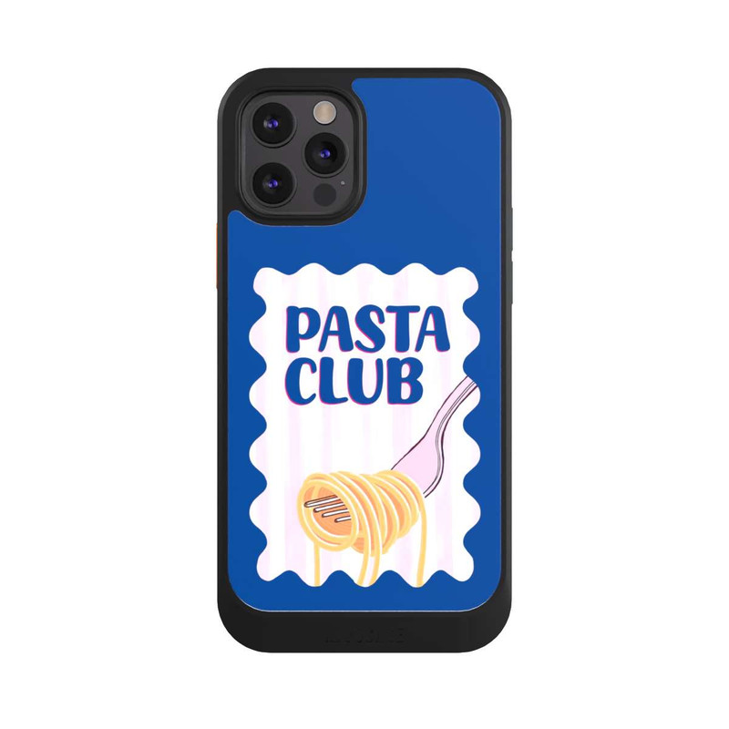 iPhone 12 Pro NIVOcore Pasta Club in Blue and Pink