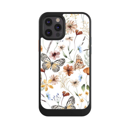 Apple iPhone 12 Pro NIVOcore Wildflowers and Butterflies Pattern