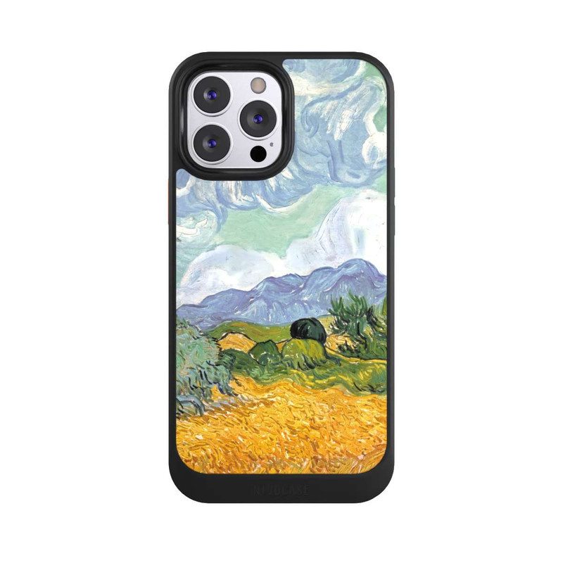 iPhone 13 Pro Max NIVOcore Weizenfeld mit Zypressen