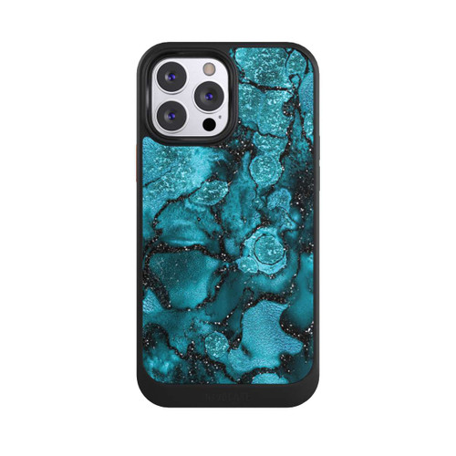 Apple iPhone 13 Pro Max NIVOcore  Blauer Glitzerlook