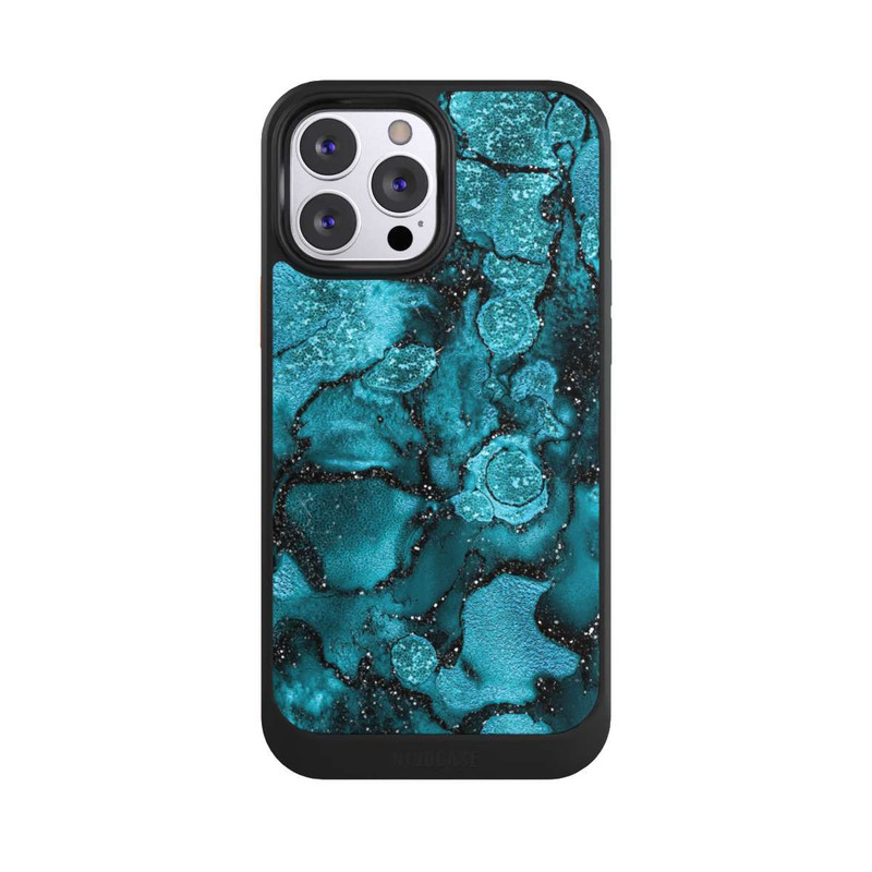 iPhone 13 Pro Max NIVOcore  Blauer Glitzerlook