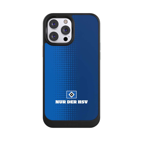 Apple iPhone 13 Pro Max NIVOcore Nur der HSV - Rautenraster Blau