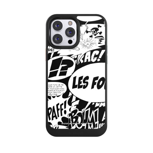 Apple iPhone 13 Pro Max NIVOcore Sprechblasen Asterix Schwarz