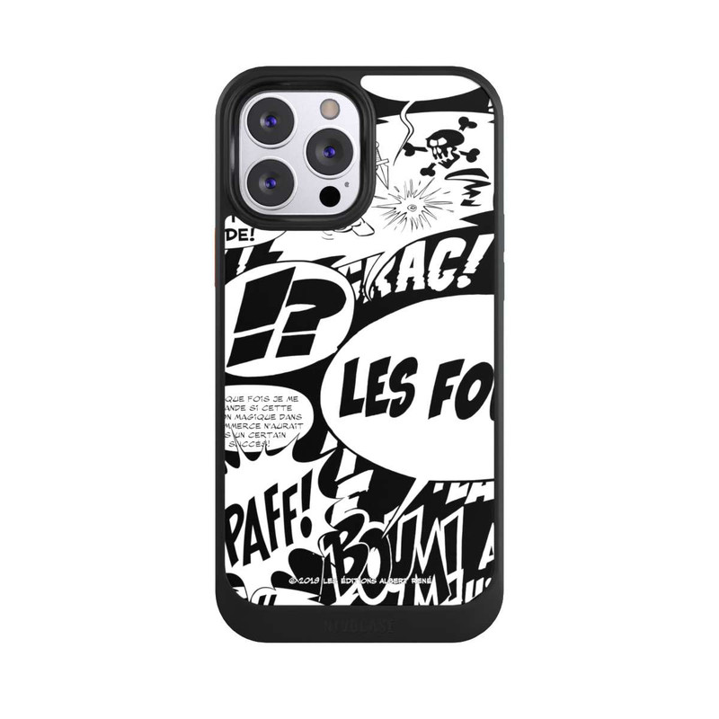 iPhone 13 Pro Max NIVOcore Sprechblasen Asterix Schwarz