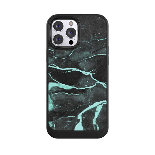 Apple iPhone 13 Pro Max NIVOcore Grauer und blauer Marmor
