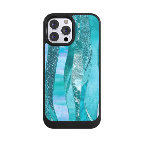 Apple iPhone 13 Pro Max NIVOcore Look pailleté glamour bleu