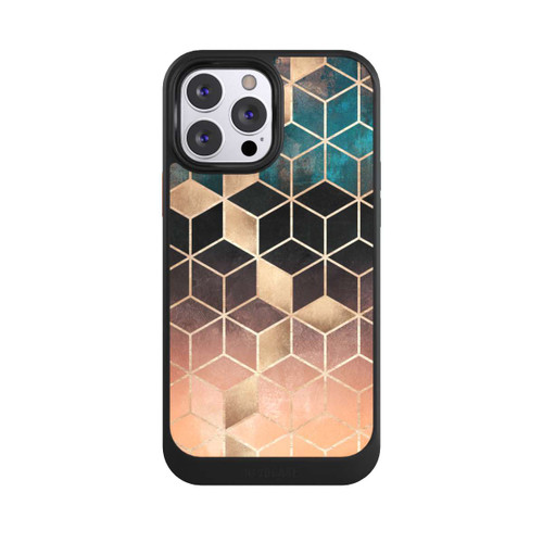 Apple iPhone 13 Pro Max NIVOcore Ombre Traum Würfel Gold Druck