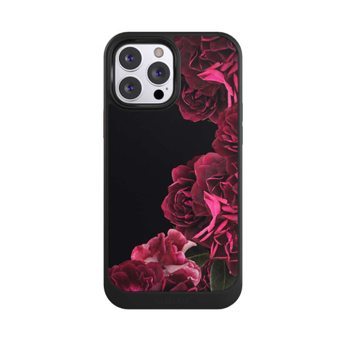 Apple iPhone 13 Pro Max NIVOcore Vintage Rosen auf Schwarz