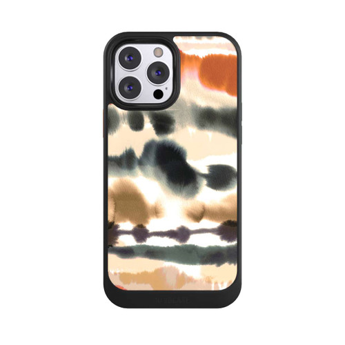 Apple iPhone 13 Pro Max NIVOcore Weiche nautische Aquarelllinien Orange