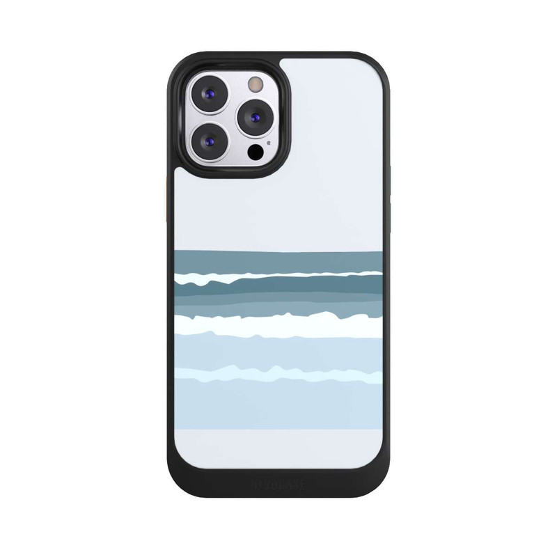 iPhone 13 Pro Max NIVOcore Abstrakte blaue Wellen