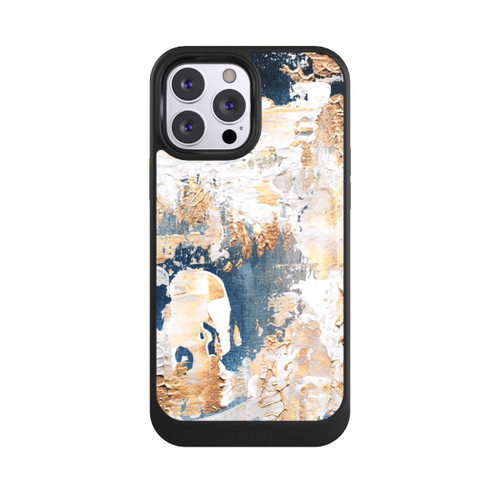 Apple iPhone 13 Pro Max NIVOcore Abstraction Bleu et Or