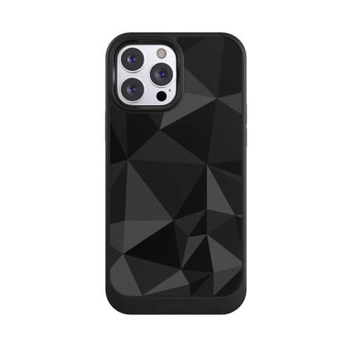 Apple iPhone 13 Pro Max NIVOcore Polygonmuster schwarz
